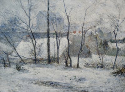 Garden Under Snow, 1879 by Paul Gauguin